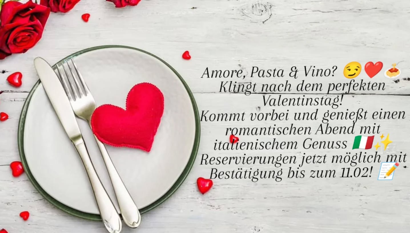 Valentinstagstipp und Erinnerung! 🥂💕👫

.
.
.
.
.

#valentinstag #love #italienischesrestaurant #koeln #südstadt